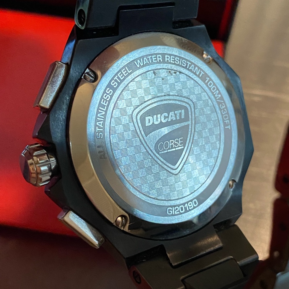 Ducati Corse Motore, Stainless Steel Men's Chronograph Watch - GI20190 used - Picture 6 of 13